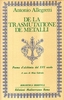 De la Trasmutatione de Metalli
