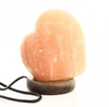 Lampada di Sale con Presa Usb Cuore