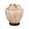 Lampada di Sale Himalayano - Braciere Bambù