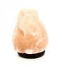 Lampada di Sale Himalayano con Base in Cedro 1-3 Kg.