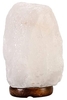 Lampada di Sale Himalayano Naturale Bianca - 2/3 Kg