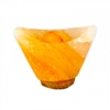 Lampada di Sale Himalayano Rosa con Base Barchetta