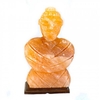 Lampada di Sale Himalayano Rosa con Base Buddha