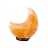 Lampada di Sale Himalayano Rosa con Base Mezza Luna