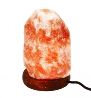 Lampada di Sale Rosa con Presa Usb Cuore