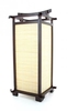 Lampada Giapponese - Nara Walnut Bamboo 45 Cm