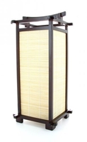 Lampada Giapponese - Nara Walnut Bamboo 45 Cm
