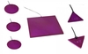 Leg Mirror - Tesla Purple Plates - Kit Family