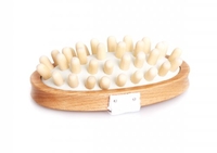 Spazzola Ovale Anticellulite in Legno di Faggio