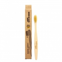 Spazzolino da Denti in Bambù - Setole Medie Giallo