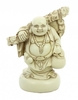 Statuetta in Avorio - Happy Buddha Standing