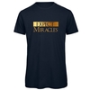 T-Shirt Uomo Blu Navy "Expect Miracles Oro" Taglia XL