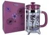 Tea Plunger - Tisaniera a Stantuffo in Vetro Viola - 600 ml