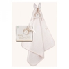 Telo da Bagno Cotone Organico con Cappuccio - Bunny