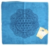 Telo da Doccia - Happy Flower of Life Blu