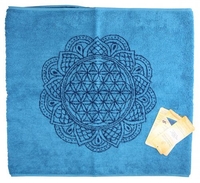 Telo da Mare - Happy Flower of Life Blu