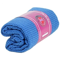 Telo Yoga Antiscivolo in Silicone Blu