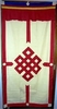 Tenda Tibetana per Porta Rosso e Avorio