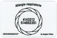 Tessera Radionica - Allergie Respiratorie