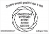 Tessera Radionica - Creare Eventi Positivi Qui e Ora