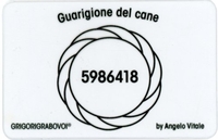 Tessera Radionica - Guarigione del Cane