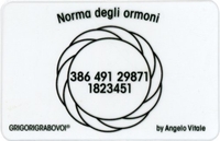 Tessera Radionica - Norma degli Ormoni