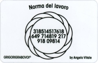 Tessera Radionica - Norma del Lavoro