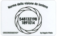 Tessera Radionica - Norma della Visione da Lontano