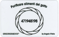 Tessera Radionica - Purificare Alimenti del Gatto