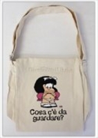 Tracolla Stoffa Mafalda - "Cosa c