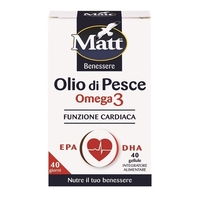 A&d Gruppo Alimentare Dietetico - A&d Gruppo Alimentare Dietetico Matt Benessere Olio Di Pesce Omega 3 40 Gellule