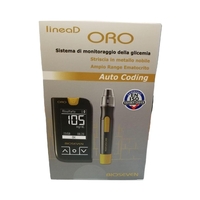 Bioseven - Bioseven Linea D Oro Glucometro Kit