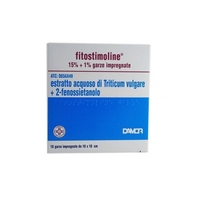 Farmaceutici Damor - Fitostimoline 15% Garze Impregnate Cicatrizzanti - 10 Garze
