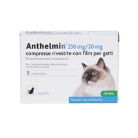 Krka - Krka Anthelmin 230 Mg/20 Mg Compresse Rivestite Con Film Per Gatti