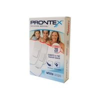 Prontex - Safety Cerotto Prontex White Strips In Tessuto Non Tessuto Bianco Sterile 3 Formati 20 Pezzi