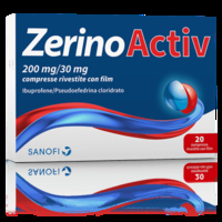 Sanofi - Zentiva Italia Zerinoactiv 200 Mg/30 Mg Compresse Rivestite Con Film Ibuprofene/pseudoefedrina Cloridrato
