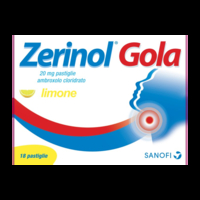 Sanofi - Zentiva Italia Zerinol Gola 20 Mg Pastiglie Ambroxolo Cloridrato