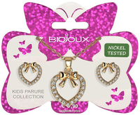 Bjs011 parure flake heart gp