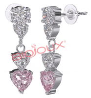 Bjt333 orecchini donna rose ss