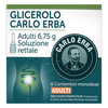 Glicerolo adulti Carlo Erba 6 contenitori 6, 75g