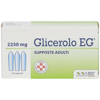 Glicerolo EG adulti 2250mg 18 supposte