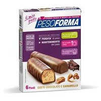 Pesoforma barr ciocc caram 12p