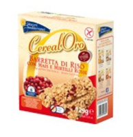 Piaceri mediterranei cerealoro barretta di riso con mais e mirtilli rossi 6 pezzi da 21, 5 g