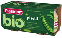 Plasmon bio omogeneizzato piselli 2 vasetti da 80 g