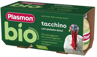 Plasmon bio omogeneizzato tacchino 2 vasetti da 80g