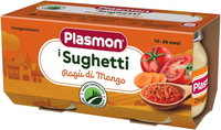 Plasmon I Sughetti ragù di manzo 2 vasetti da 80g