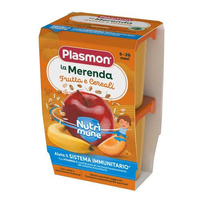 Plasmon La merenda dei bambini frutta mista e cereali 2 vasetti da 120g
