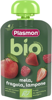 Plasmon mela e fragola bio pouches 100g