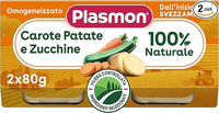 Plasmon omogeneizzato carota/patata/zucchine 2 vasetti da 80g