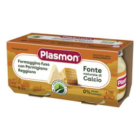 Plasmon omogeneizzato formaggino fuso con parmigiano 2 vasetti da 80g